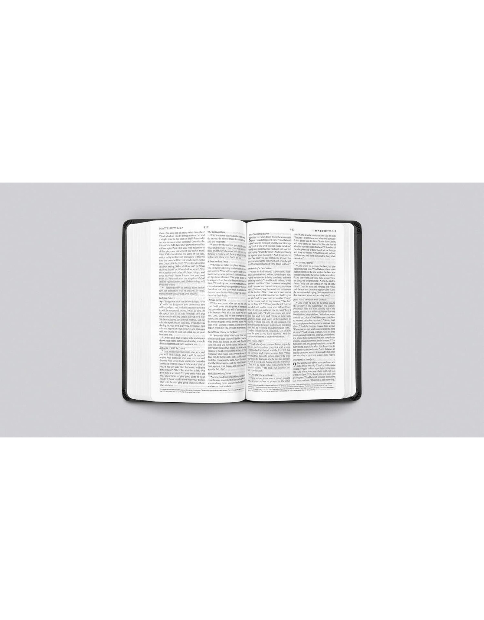 ESV Premium Gift Bible - Charcoal, Crown Design