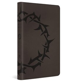 ESV Premium Gift Bible - Charcoal, Crown Design