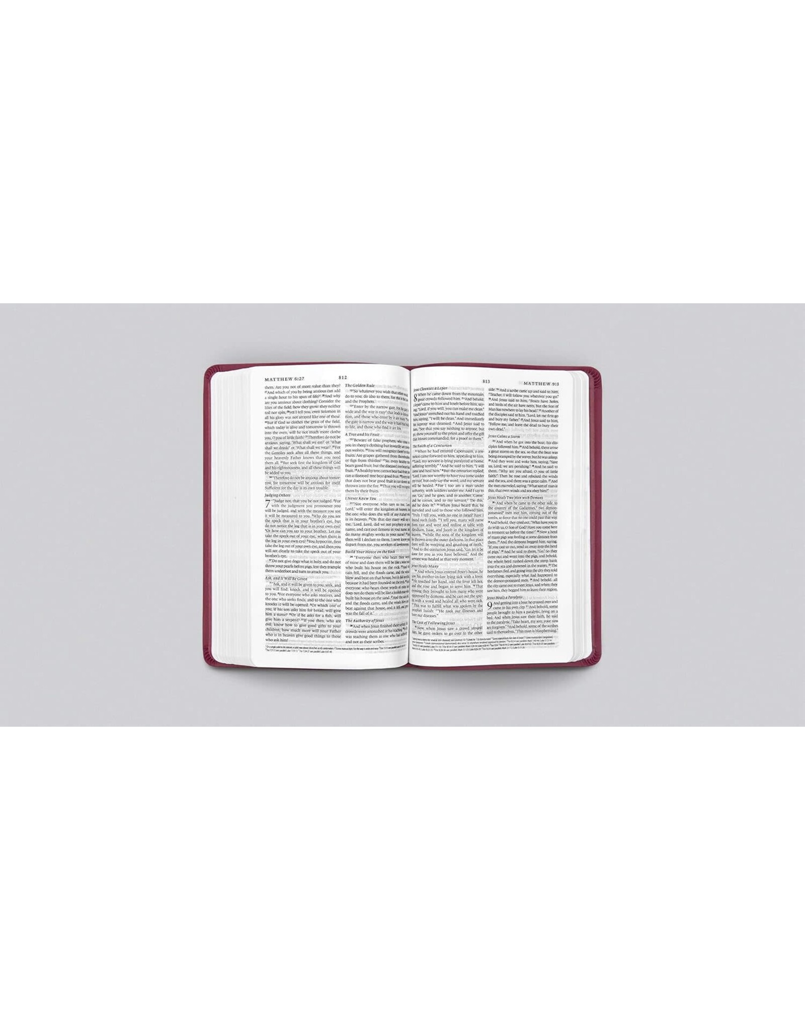 ESV Premium Gift Bible - Raspberry, Emblem Design
