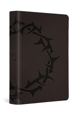 ESV Large Print Compact Bible: Charcoal