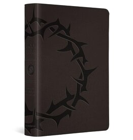ESV Large Print Compact Bible: Charcoal