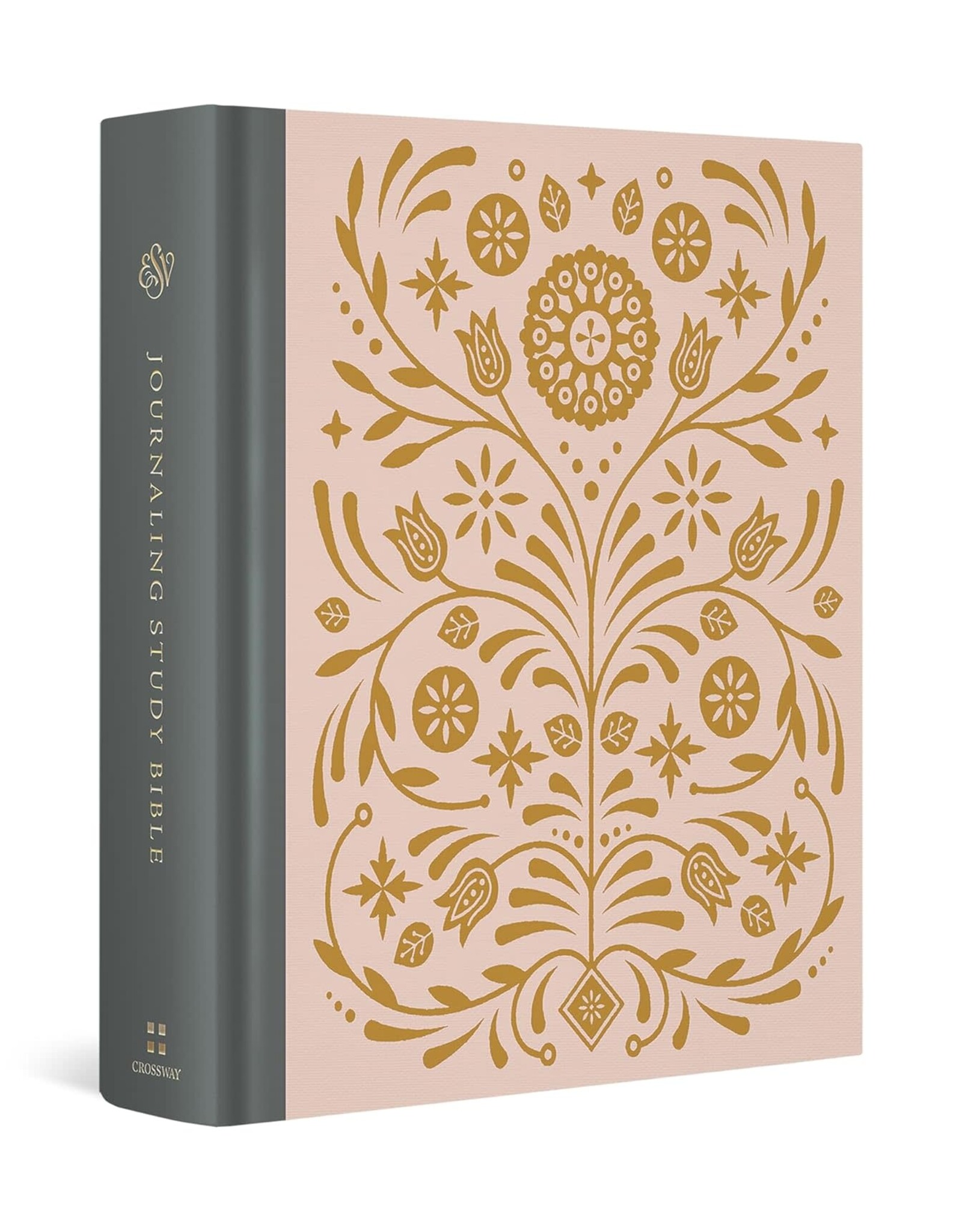 ESV Journaling Study Bible - Cloth/Blush/Ochre Floral