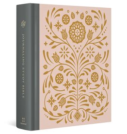 ESV Journaling Study Bible - Cloth/Blush/Ochre Floral