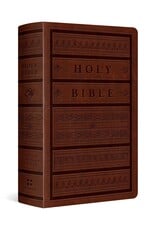 ESV Giant Print, TT, Brown, Engraved Mantel