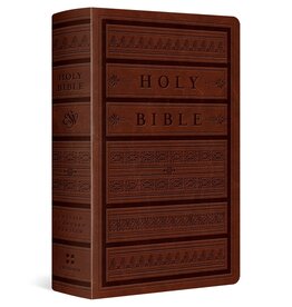 ESV Large Print Personal Size Bible - Mantel Design