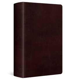 ESV Large Print Personal Size Bible - Mahogany
