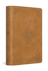 ESV Large Print Bible Nubuck Caramel