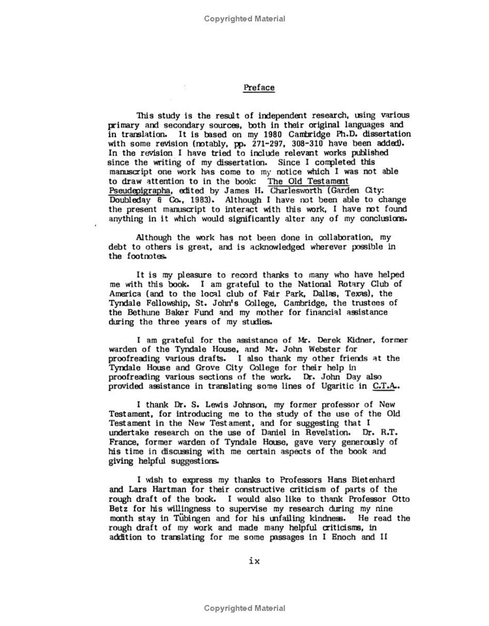B.K. Beale The Use of Daniel in Jewish Apocalyptic Literature