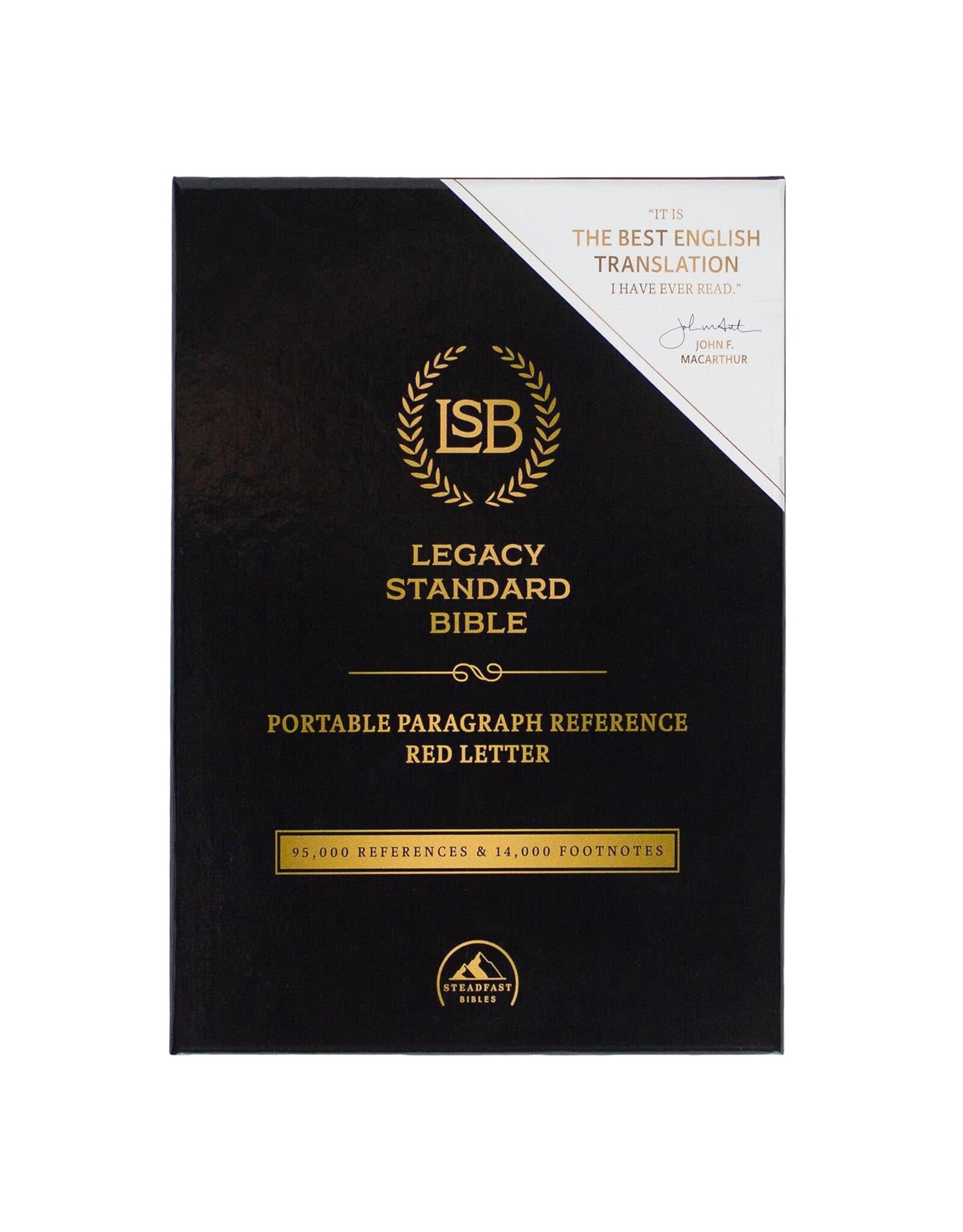 LSB Portable Paragraph Reference Bible - Brown Cowhide