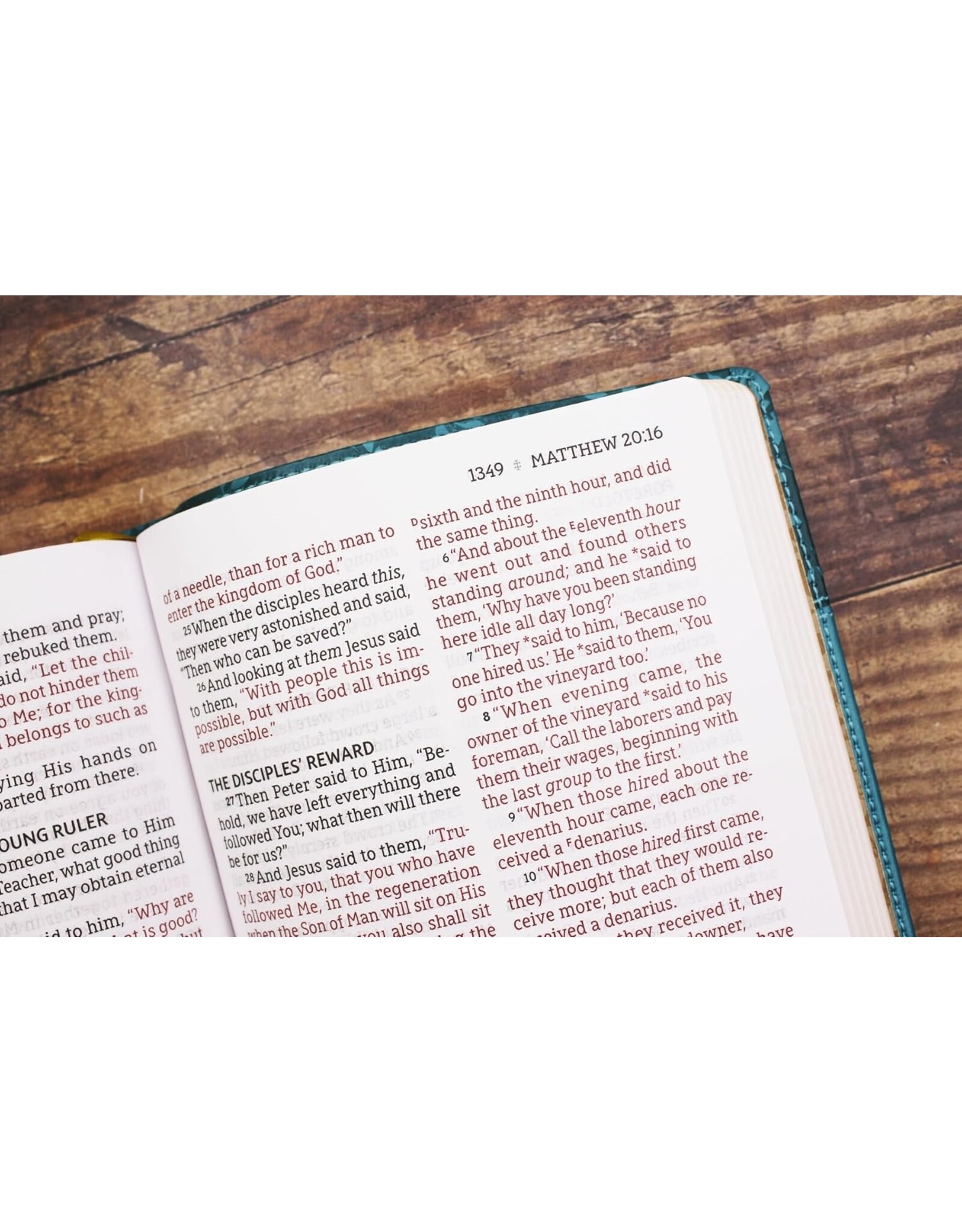 NASB, Personal Size Bible, Large Print, Leathersoft, 1995