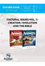 Cultural Issues Vol. 1: Creation/Evolution and Bible TeacherG