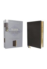 NASB 1995  Personal Size Bible,  Large Print, Genuine Leather, Black