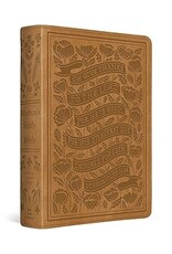 ESV Women's Study Bible, TT Nubuck Caramel, 1 Chron 16:34 Design