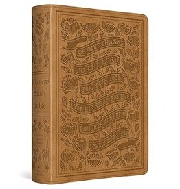 ESV Women's Study Bible, TT Nubuck Caramel, 1 Chron 16:34 Design