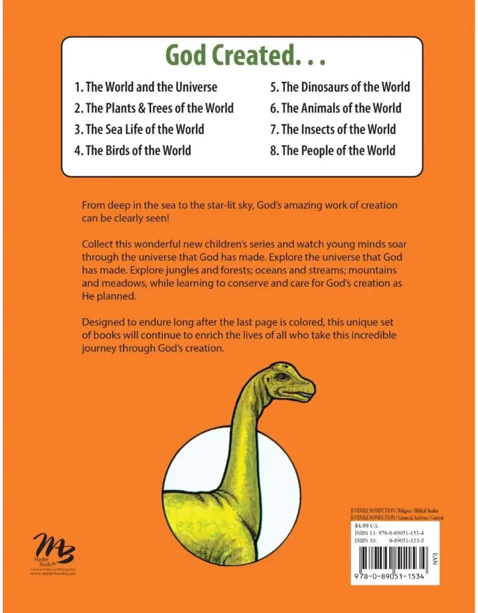 Bonita Snellenberger God Created the Dinosaurs of the World