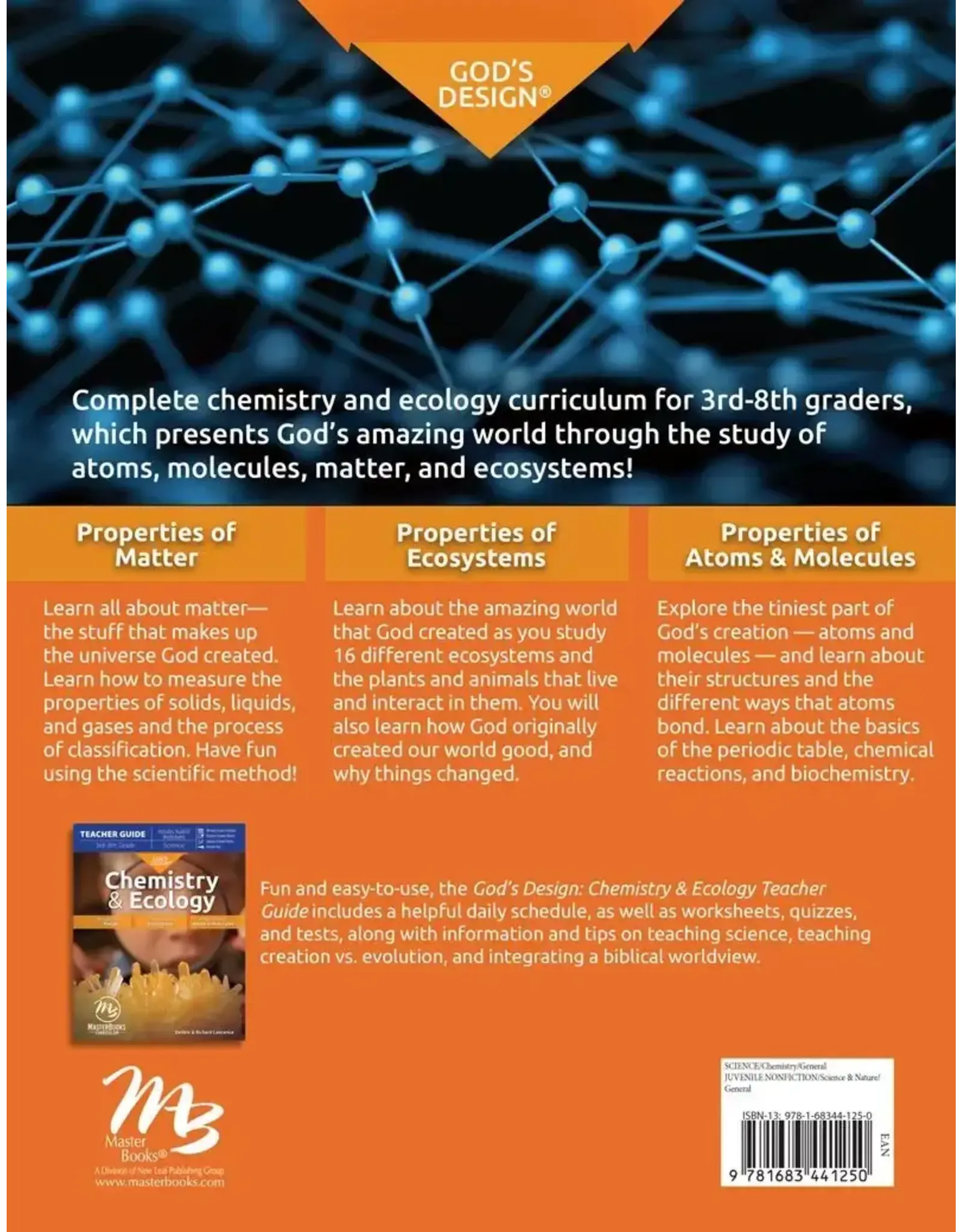 Richard and Debbie Lawrence God's Design for Chemistry and Ecology Set