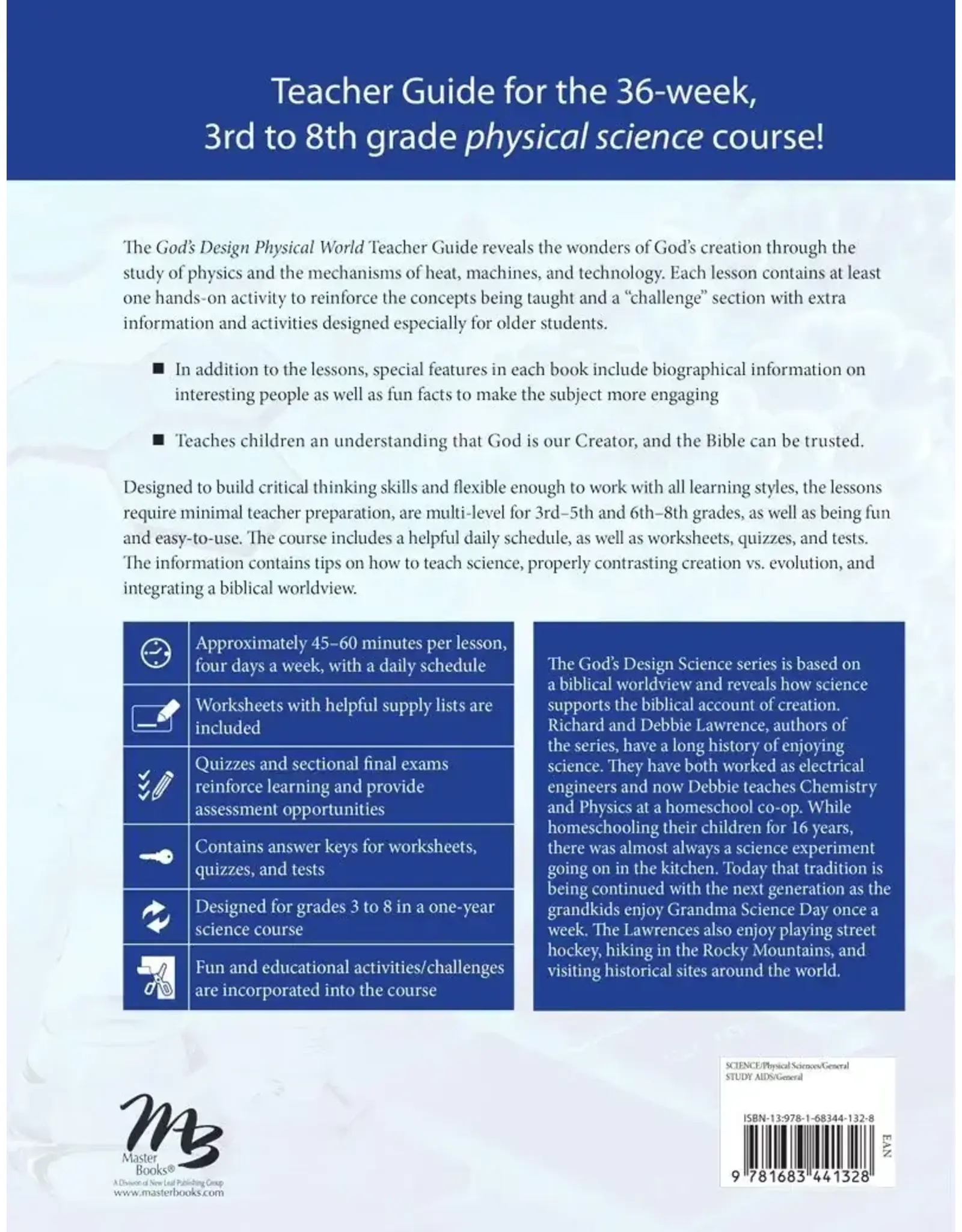 Richard and Debbie Lawrence God's Design for the Physical World Set (MB Edition)