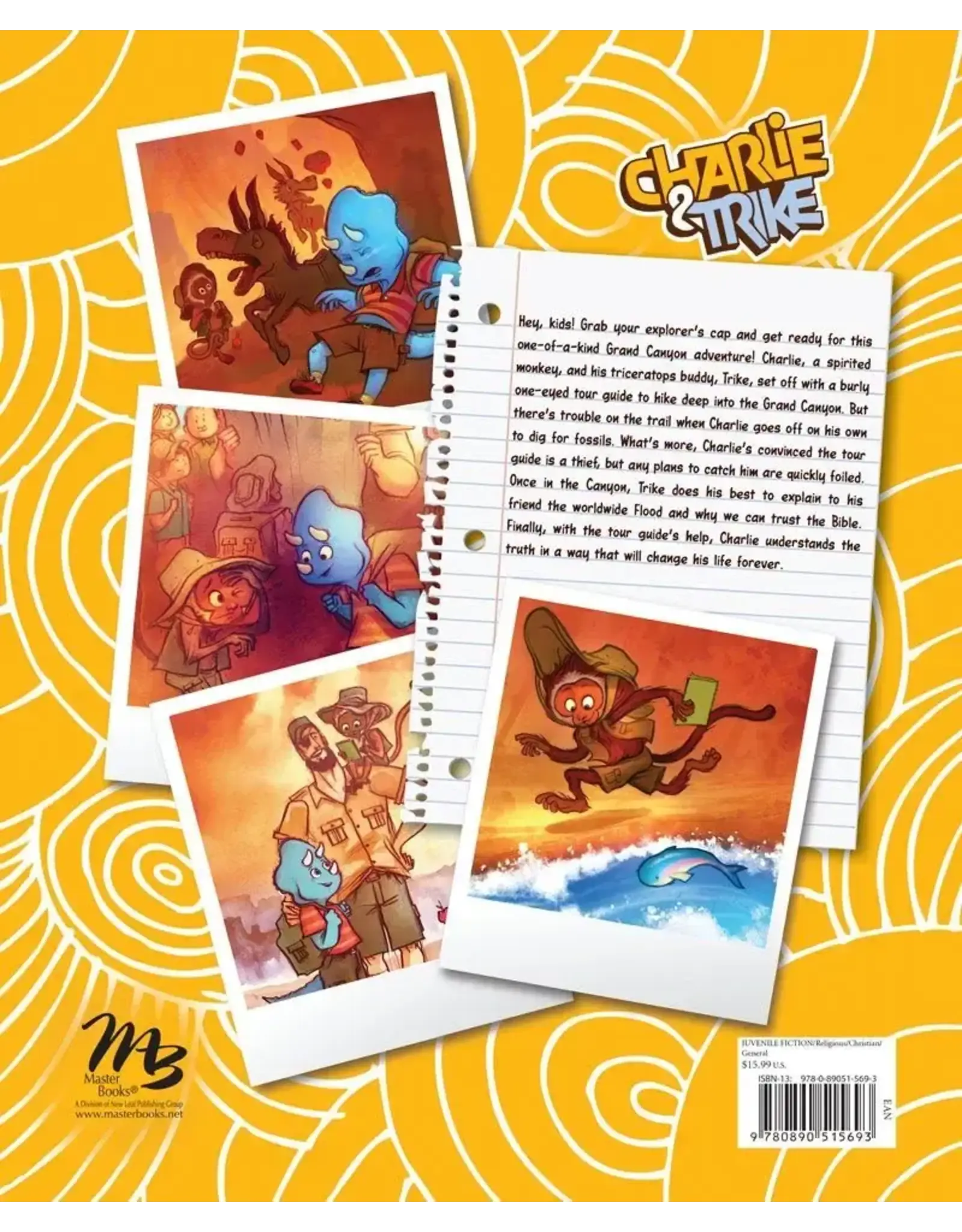 Masterbooks Charlie and Trike in the Grand Canyon Adventure