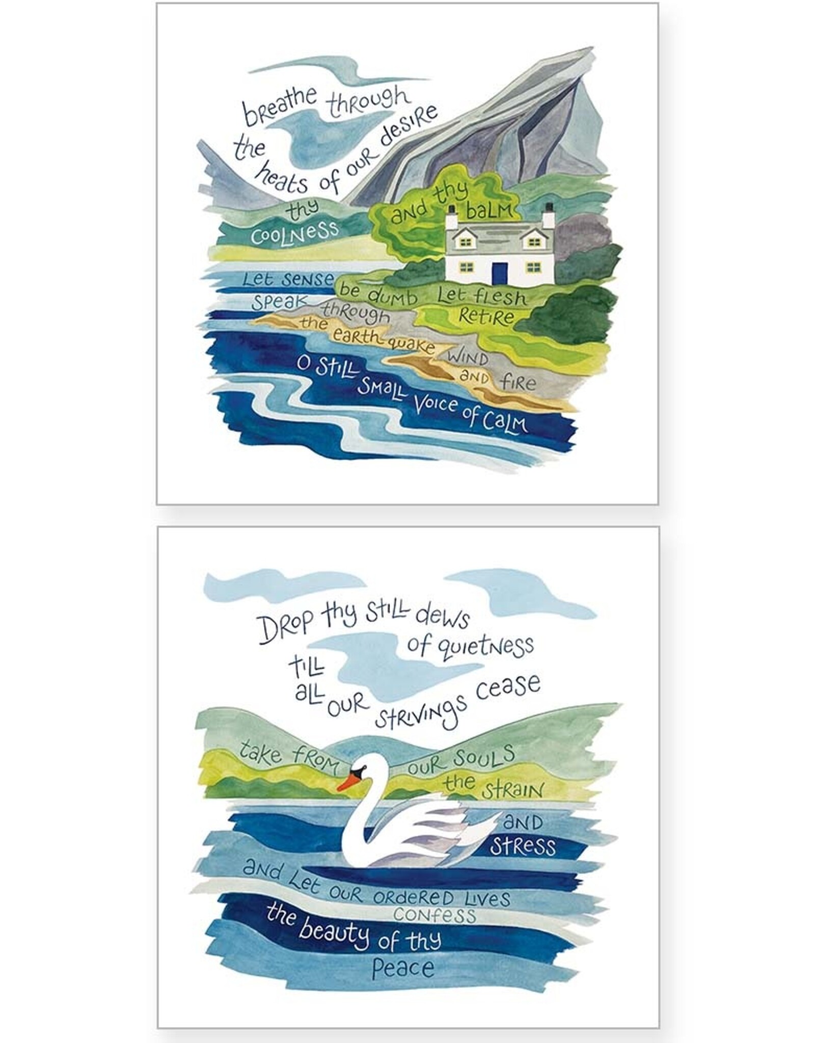 Small Voice of Calm and The Beauty of Thy Peace Notecards