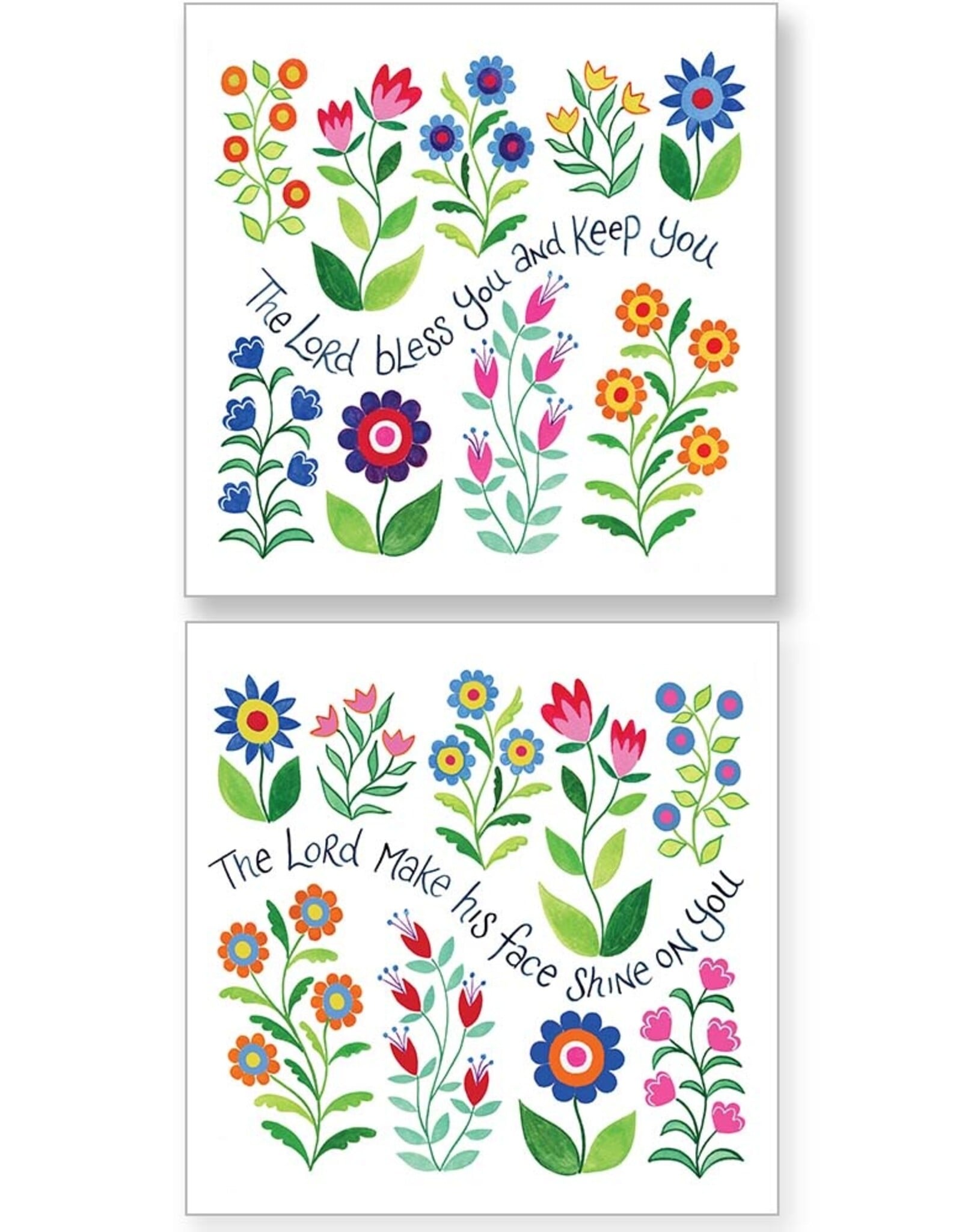Bless You and Keep You and Shine on You Notecards