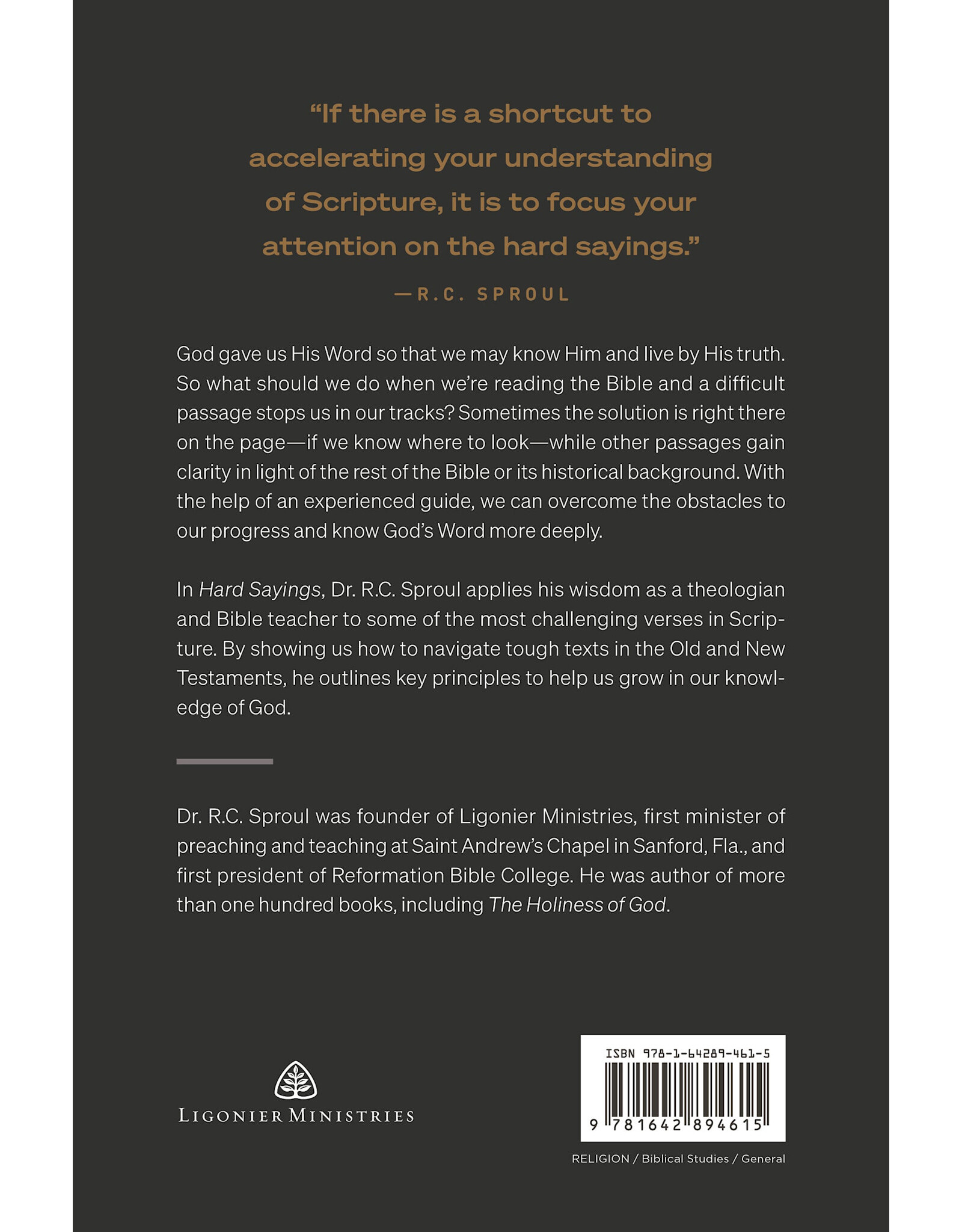 R.C. Sproul Hard Sayings-Undedrstanding Difficult Passages
