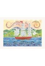 Birthday Card Tall Ship Design