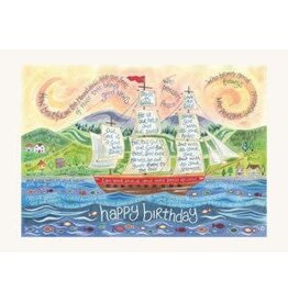 Birthday Card Tall Ship Design