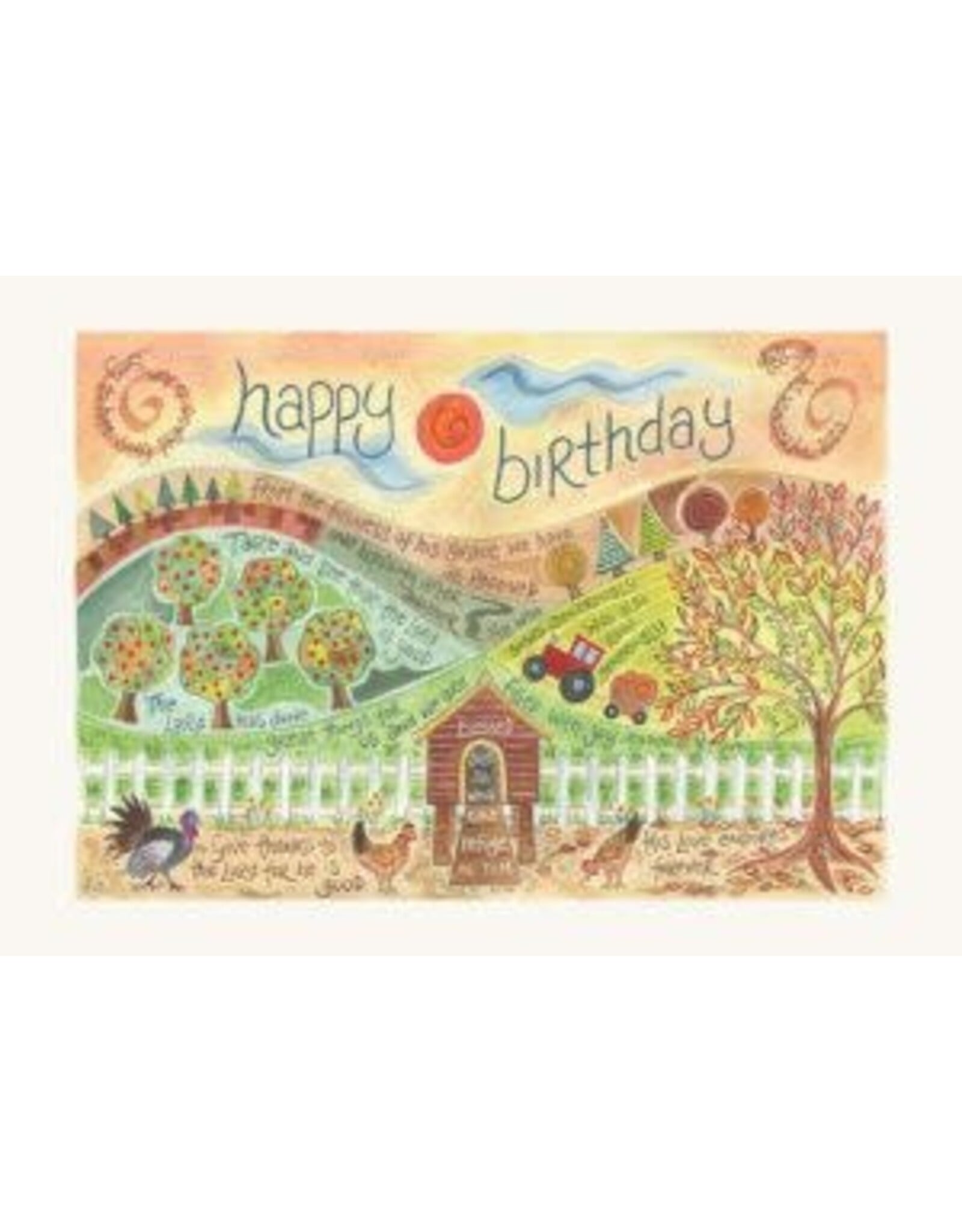 Birthday Card Farm Design