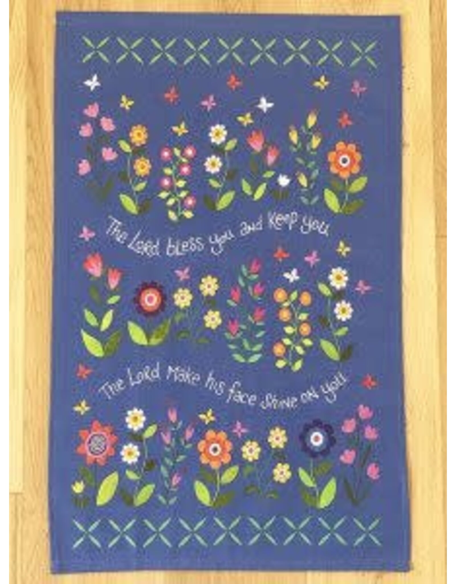 Bless You and Keep You Tea Towel