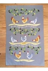 Under His Wings Tea Towel