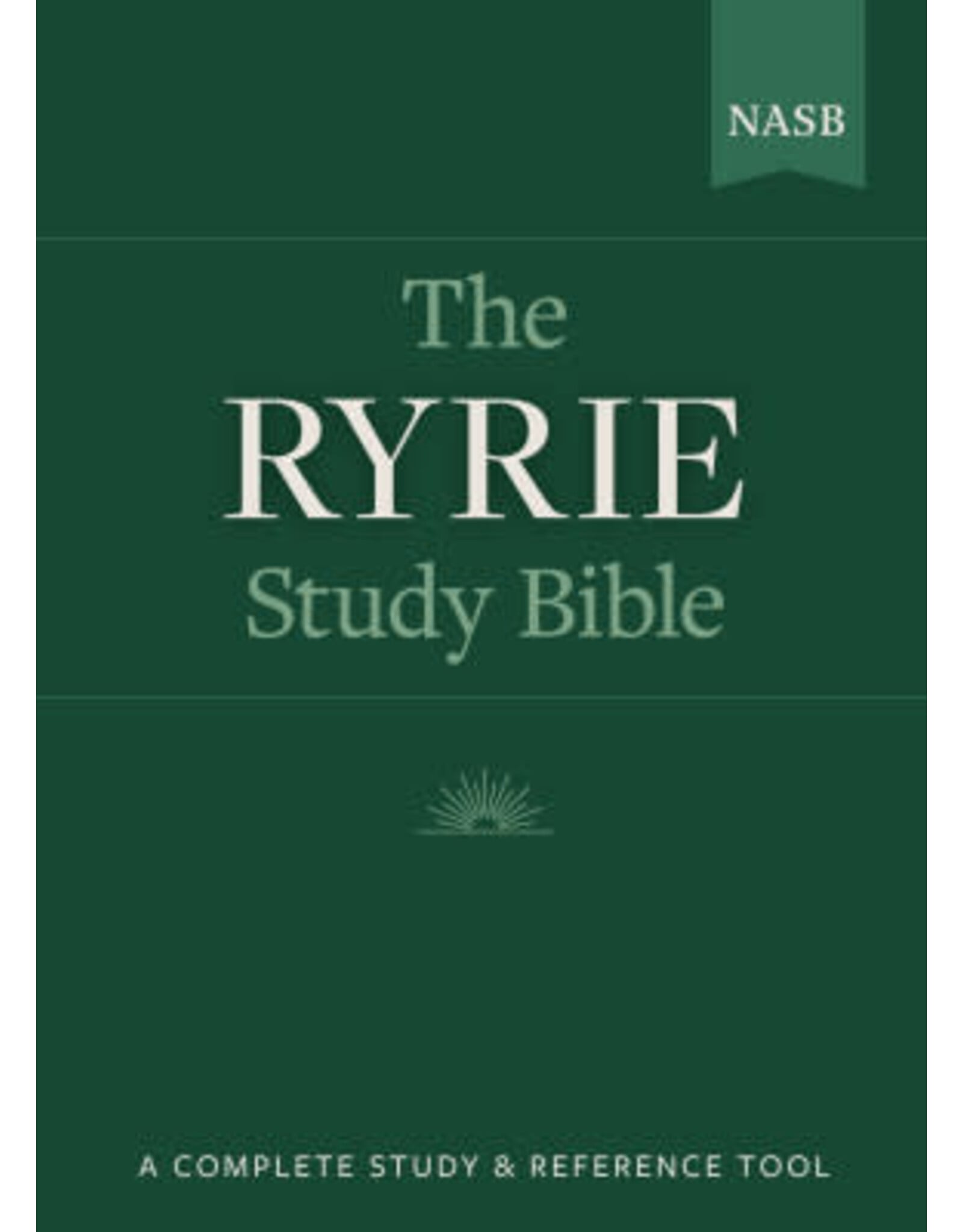 The Ryrie NAS Study Bible Genuine Leather Black