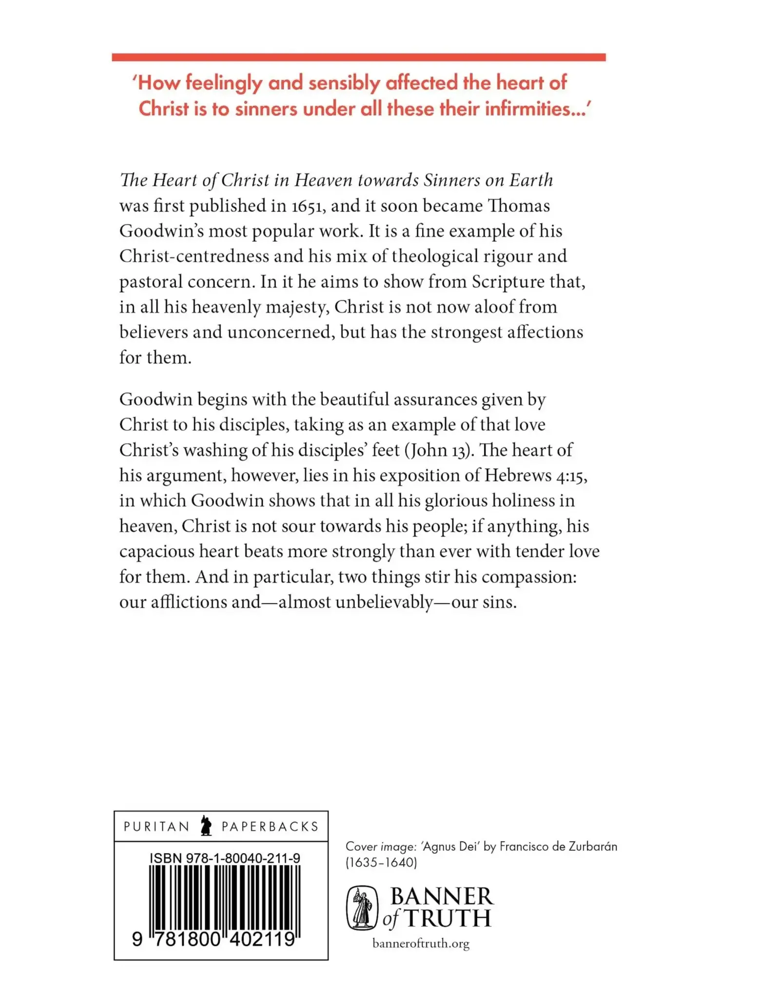 The Heart of Christ(Puritan Paperbacks)