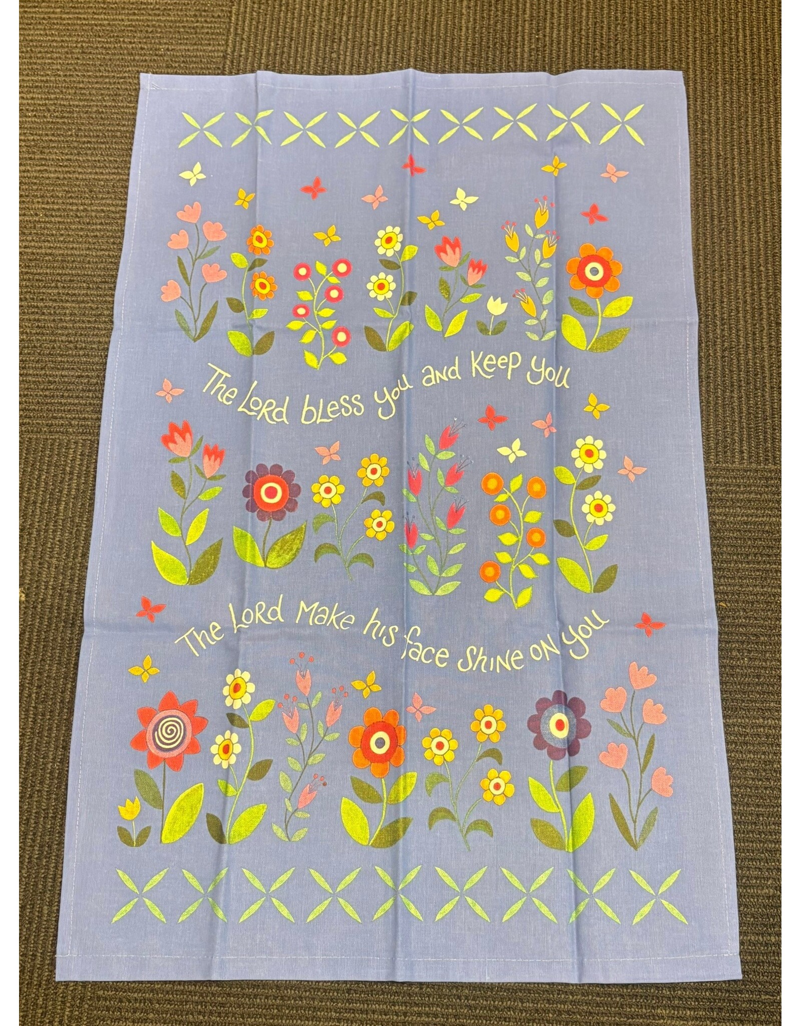 Bless You and Keep You Tea Towel