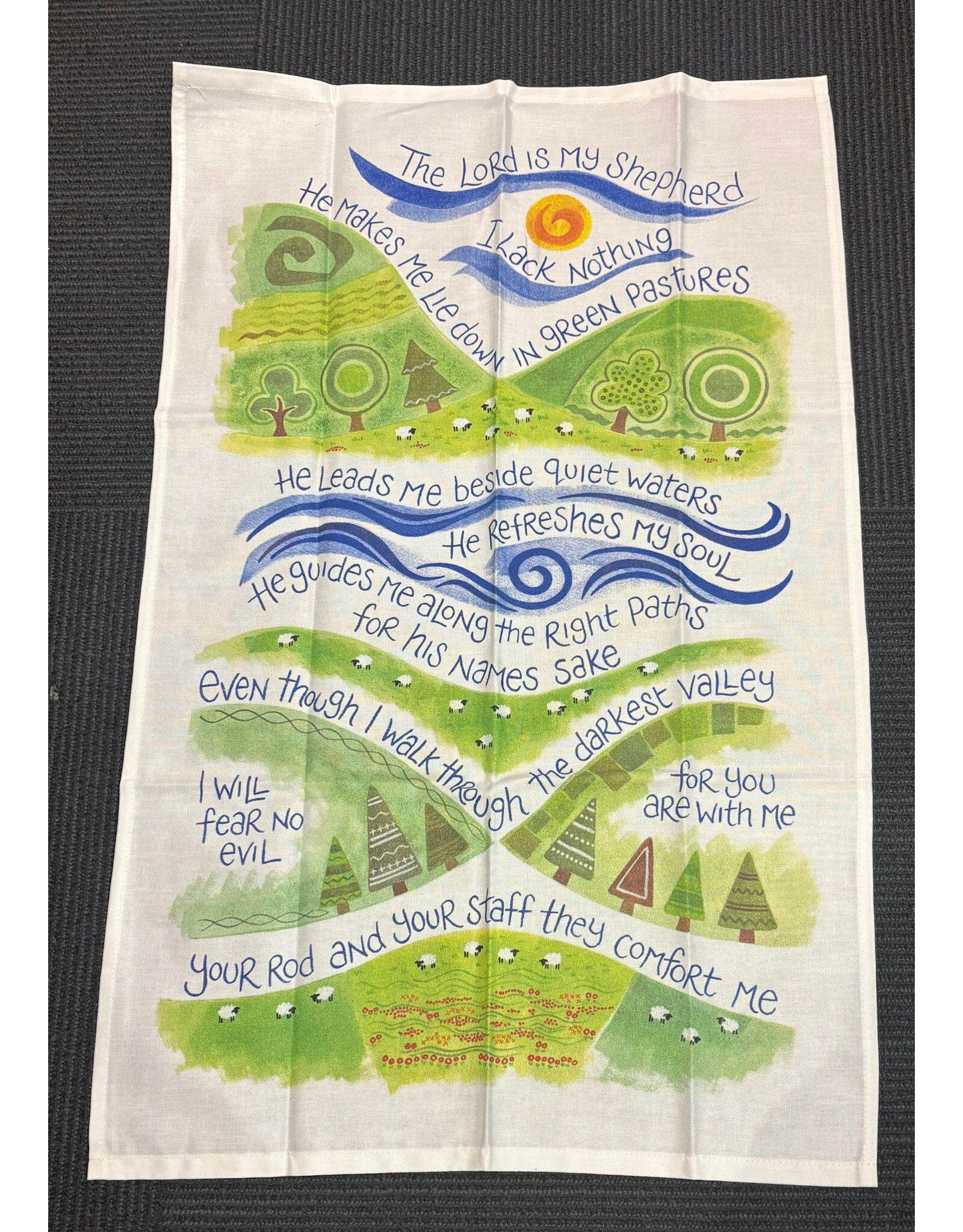 The Lord is My Shepherd Tea Towel