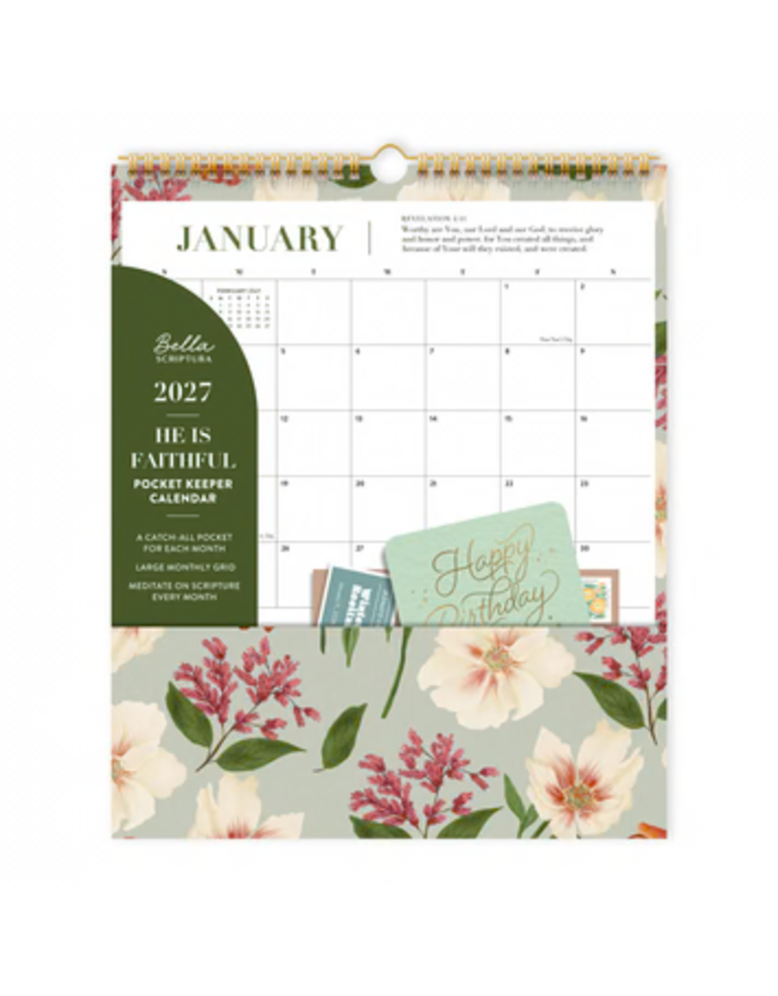He is Faithful - 2027 Pocket Keeper Calendar