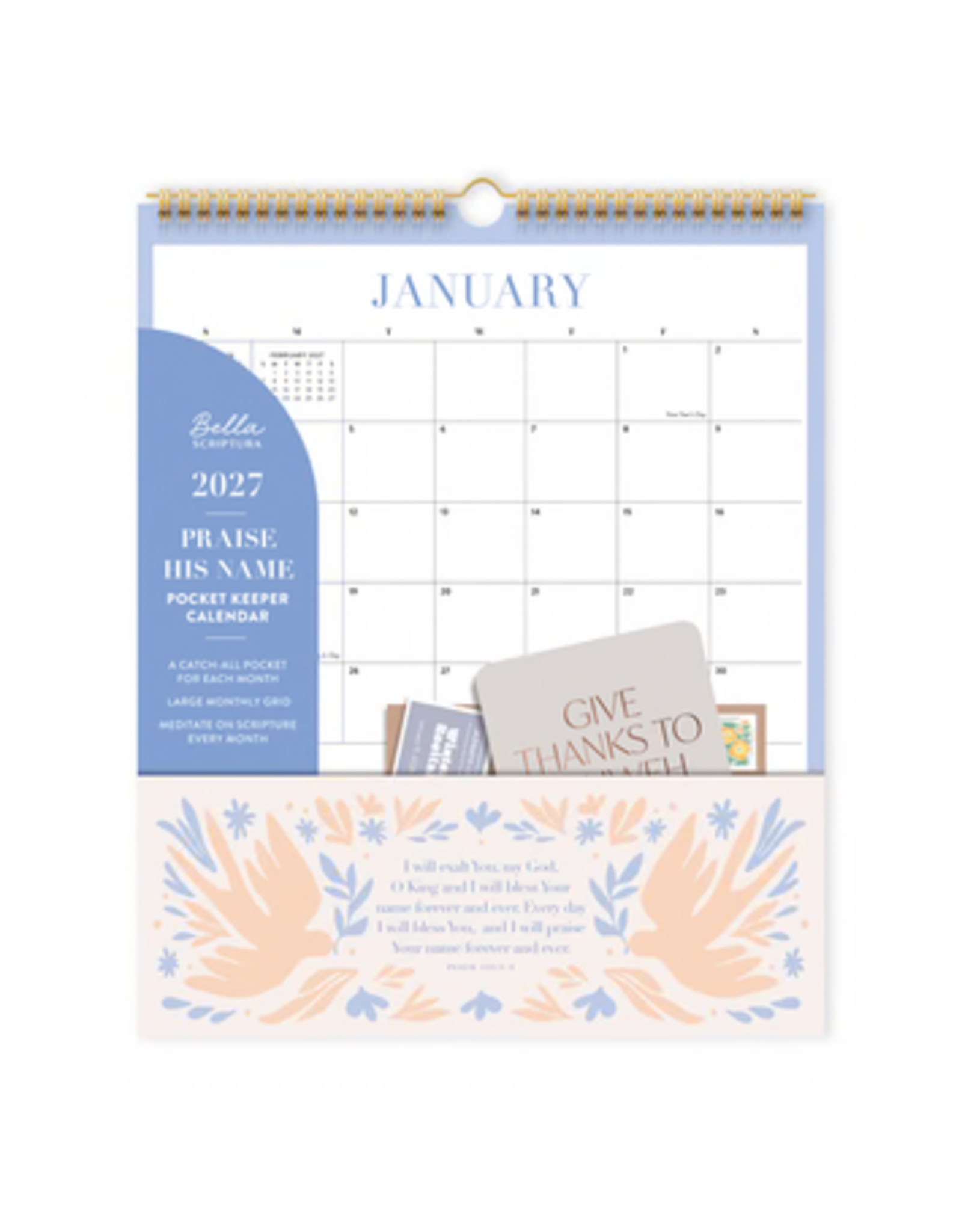 Praise His Name - 2027 Pocket Keeper Calendar