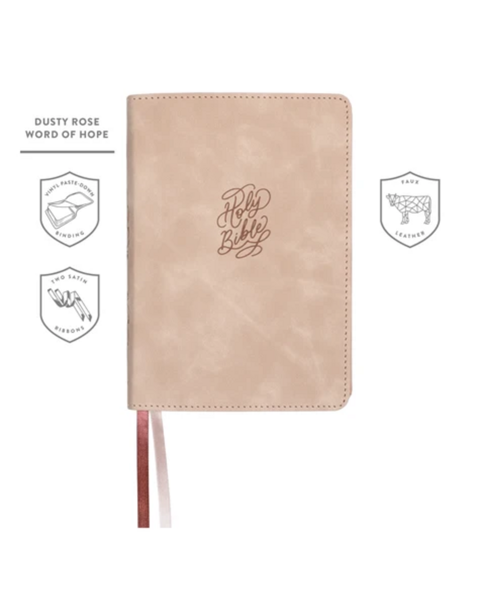 LSB Portable Paragraph Reference Bible - Dusty Rose Faux