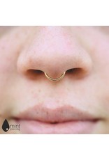 BVLA 18g Simple Seam Rings in 14k Gold by BVLA