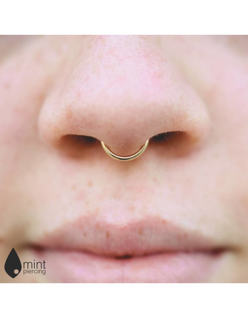 BVLA 18g Simple Seam Rings in 14k Gold by BVLA