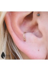 BVLA 18g Simple Seam Rings in 14k Gold by BVLA