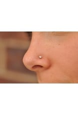 BVLA Genuine VS Diamond in 14k Gold 4 Prong Setting Threadless Ends by BVLA!