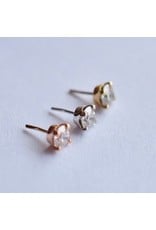 BVLA Genuine VS Diamond in 14k Gold 4 Prong Setting Threadless Ends by BVLA!
