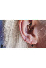 BVLA 18g Simple Seam Rings in 14k Gold by BVLA
