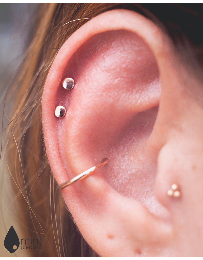 BVLA 16g Simple Seam Rings in 14k Gold by BVLA