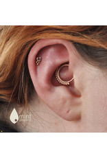BVLA 16g Latchmi Seam Rings in 14k Rose Gold by BVLA!