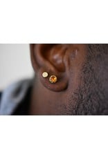 BVLA Hammered Disc 14k Gold Threadless Ends by BVLA!