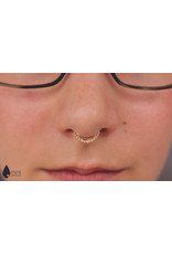 BVLA 16g Latchmi Seam Rings in 14k Rose Gold by BVLA!