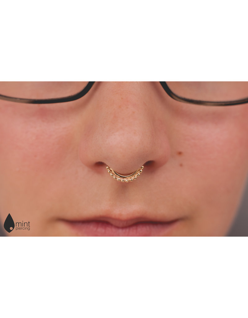 BVLA 16g Latchmi Seam Rings in 14k Rose Gold by BVLA!