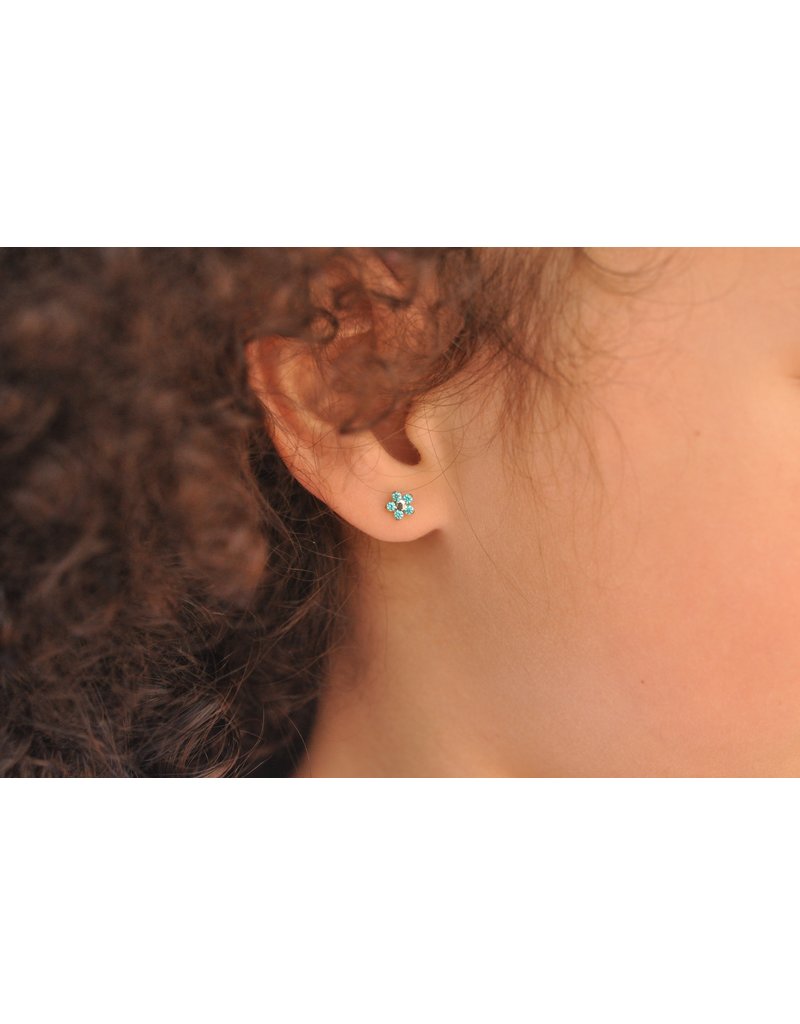 Neometal Flower Titanium Threadless Ends by Neometal