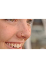 BVLA 2mm Diamond Prong 14k Gold 18g Nostril Snails by BVLA!